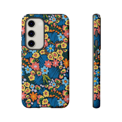 Bloom Burst: Color and Joy Themed Phone Case for iPhone, Samsung Galaxy and Google Pixel devices