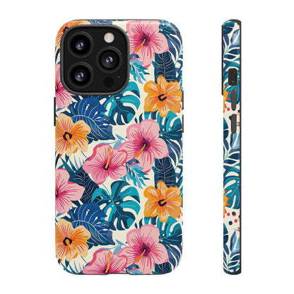 Hibiscus Bloom: Cute Floral Phone Case for iPhone, Samsung and Google Pixel