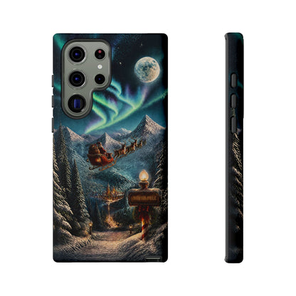 Santa Claus North Pole Adventure: Christmas Themed Phone Case for iPhone, Samsung Galaxy and Google Pixel devices
