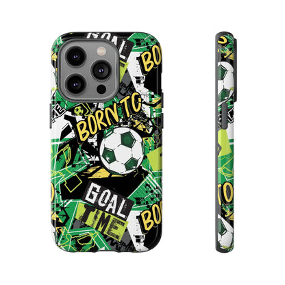 Born to Goal: Football-inspired phone case for iPhone and Samsung Galaxy