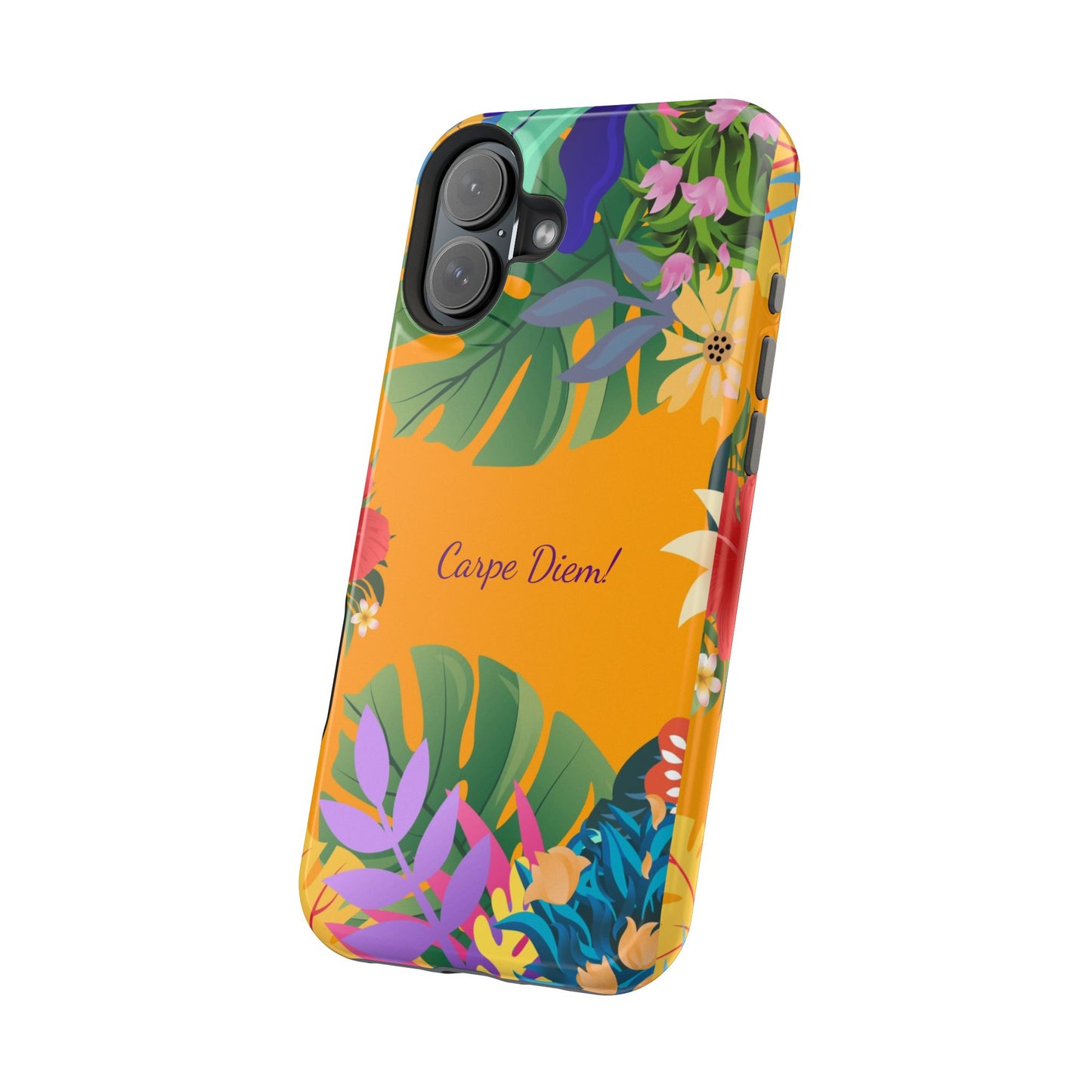 Carpe Diem: Colorful MagSafe Phone Case for iPhone