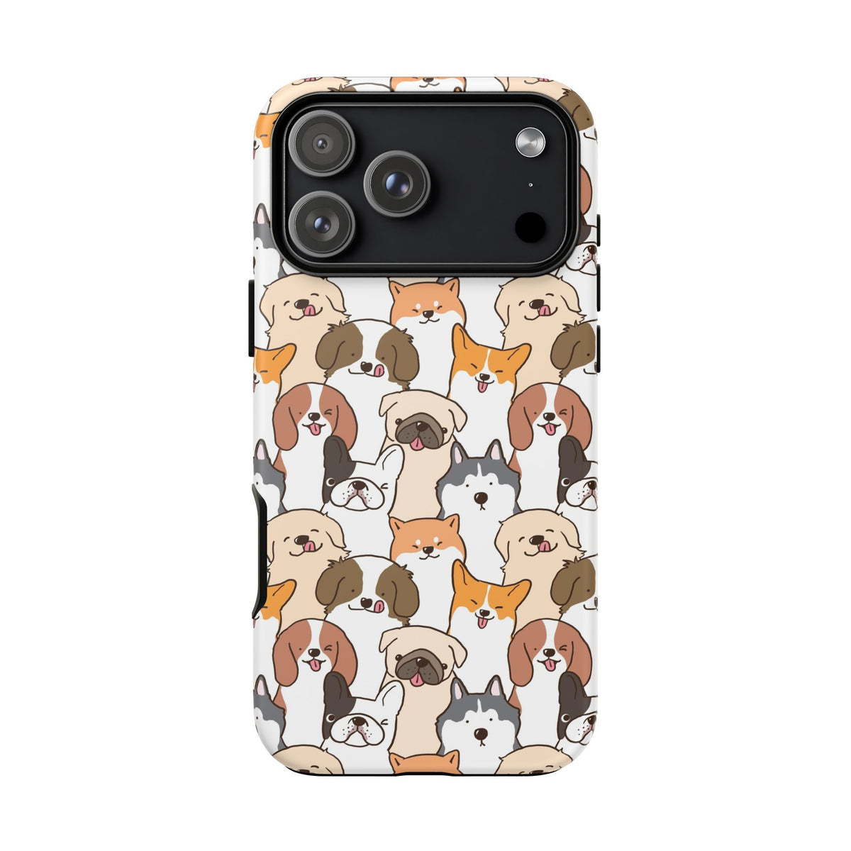 Cute Dogs Charm Phone Case for iPhone, Samsung Galaxy and Google Pixel devices
