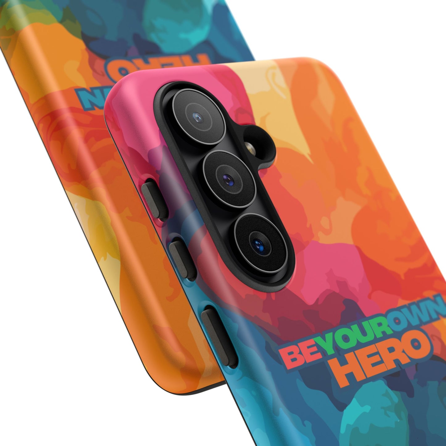 Be Your Own Hero: Inspiring Quote Phone Case for iPhone, Samsung Galaxy and Google Pixel