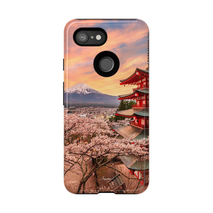 Cherry Blossoms Mt. Fuji phone case for iPhone, Galaxy and Pixel devices