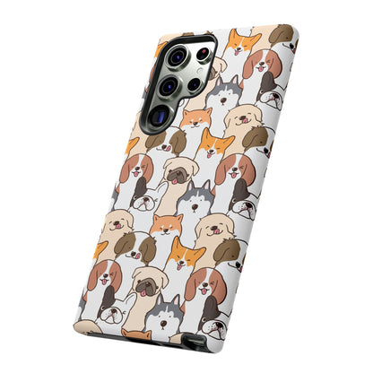 Cute Dogs Charm Phone Case for iPhone, Samsung Galaxy and Google Pixel devices