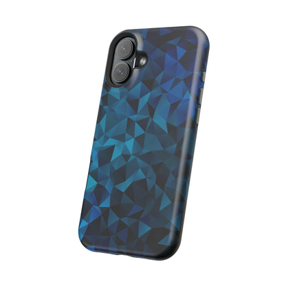 Blue Diamonds (MagSafe version): Elegant phone case for iPhone