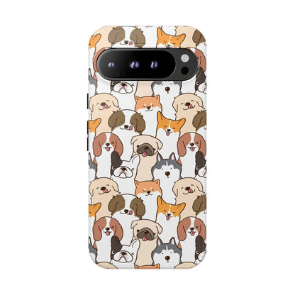Cute Dogs Charm Phone Case for iPhone, Samsung Galaxy and Google Pixel devices