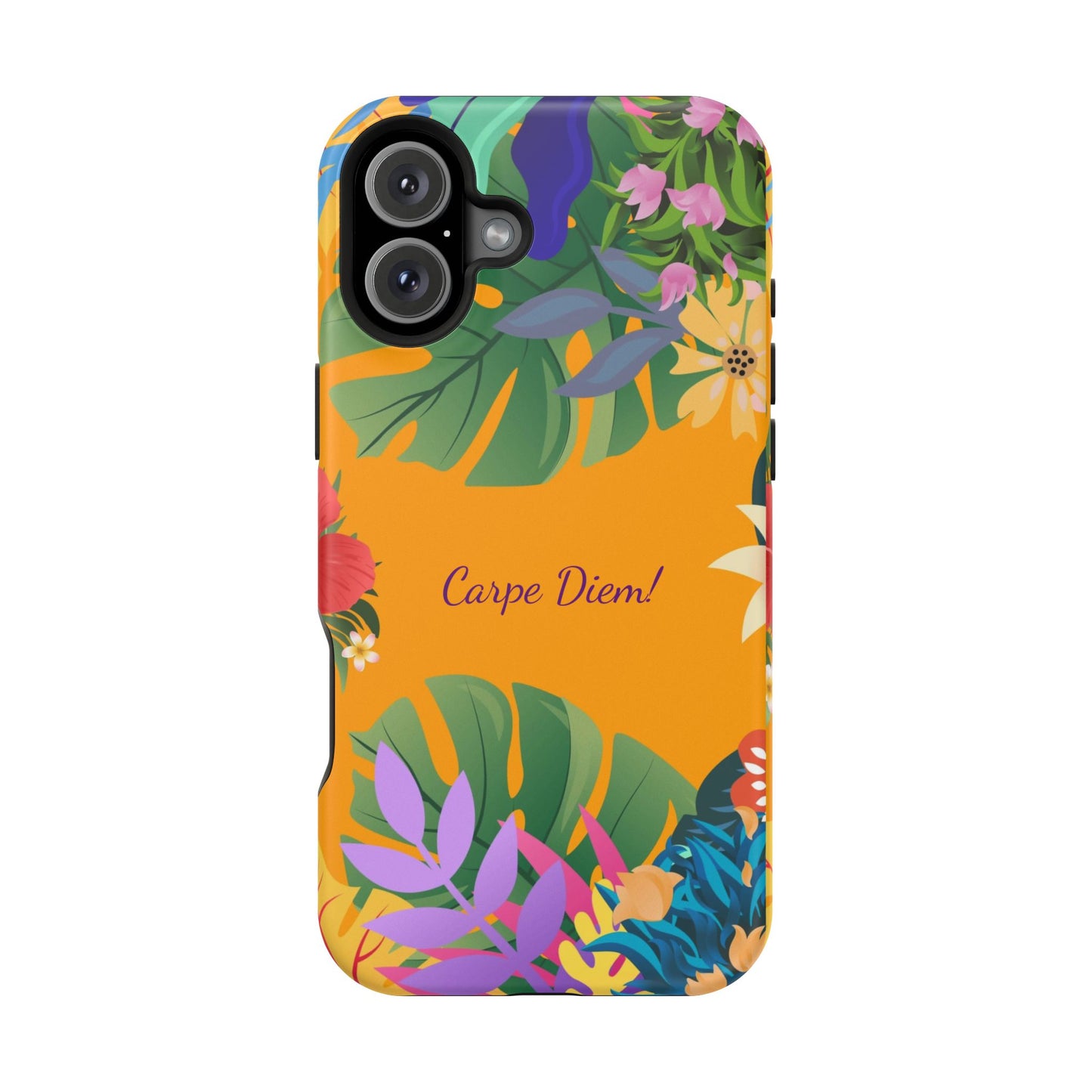 Carpe Diem: Colorful MagSafe Phone Case for iPhone