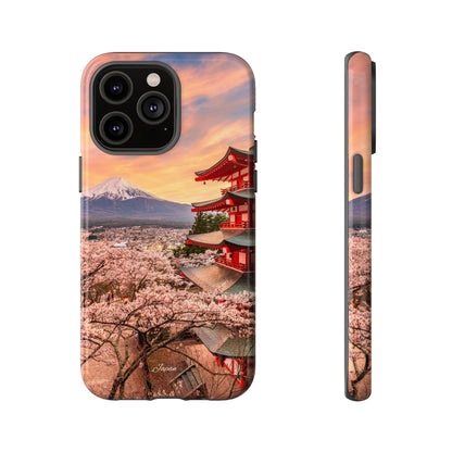 Cherry Blossoms Mt. Fuji phone case for iPhone, Galaxy and Pixel devices