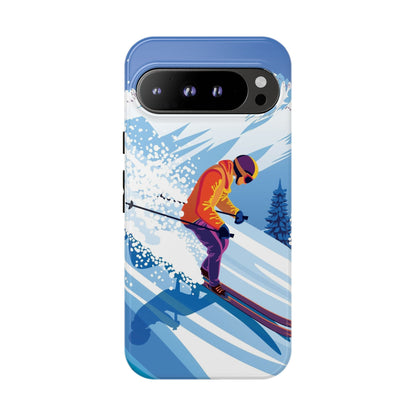 Glacier Rush: Ice Ski inspired phone case for iPhone, Samsung Galaxy and Google  Pixel devices