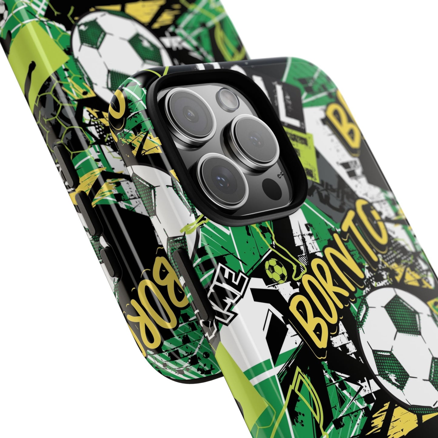 Born to Goal: Football-inspired phone case for iPhone and Samsung Galaxy