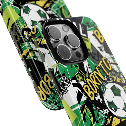 Born to Goal: Football-inspired phone case for iPhone and Samsung Galaxy