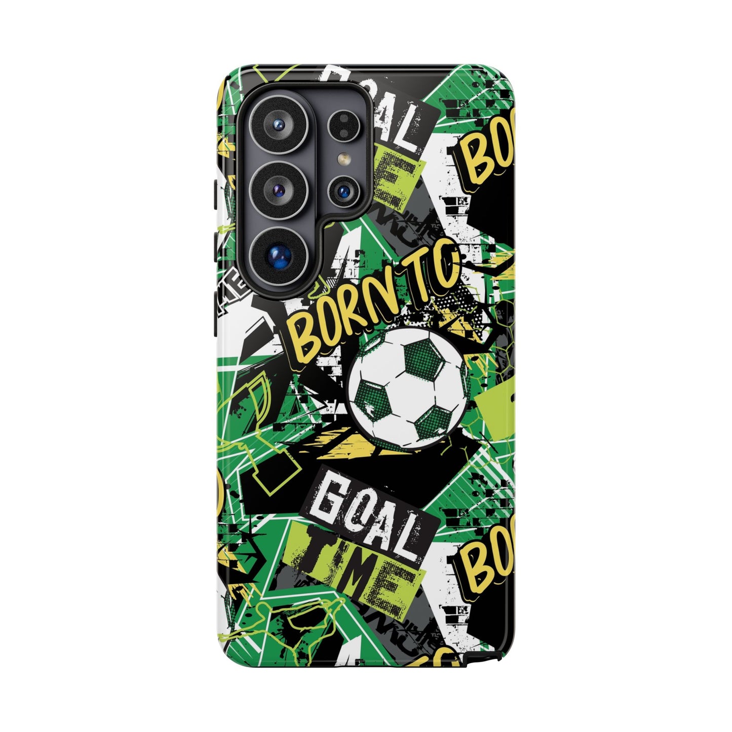 Born to Goal: Football-inspired phone case for iPhone and Samsung Galaxy