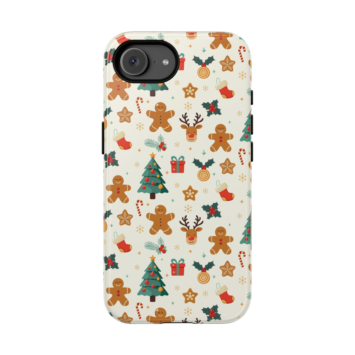 Gingerbread Holidays: Xmas-themed phone case for iPhone, Samsung and Google Pixel