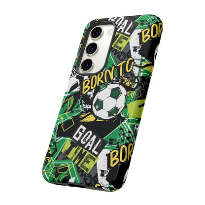Born to Goal: Football-inspired phone case for iPhone and Samsung Galaxy