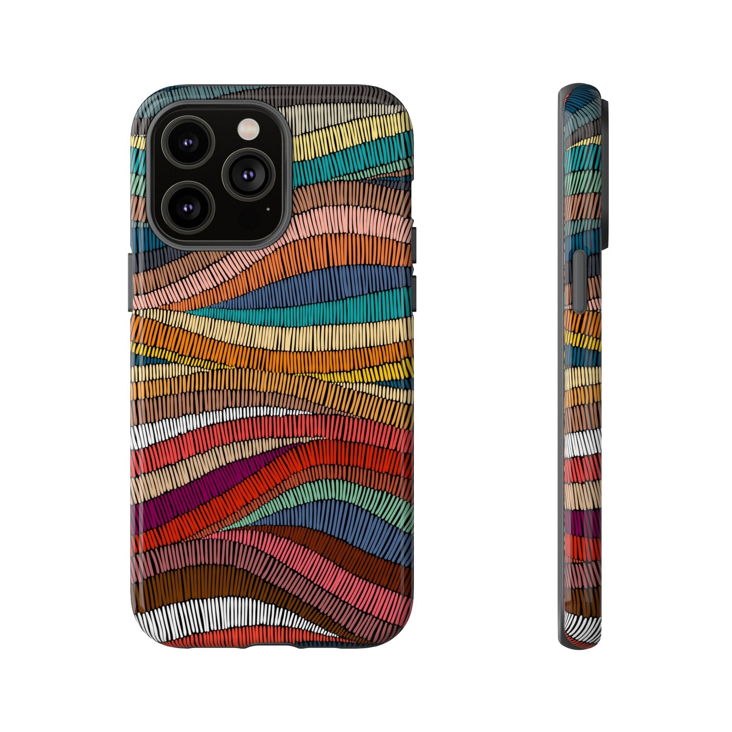Threaded Harmony: Tapestry-inspired Phone Case for iPhone, Samsung Galaxy and Google Pixel devices