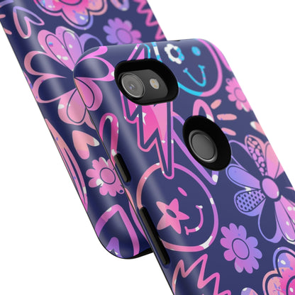 Live Inspired: Purple Tough Case for iPhone, Samsung Galaxy and Google Pixel devices