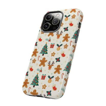 Gingerbread Holidays: Xmas-themed phone case for iPhone, Samsung and Google Pixel