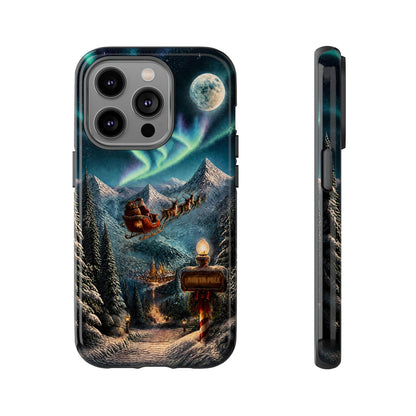Santa Claus North Pole Adventure: Christmas Themed Phone Case for iPhone, Samsung Galaxy and Google Pixel devices