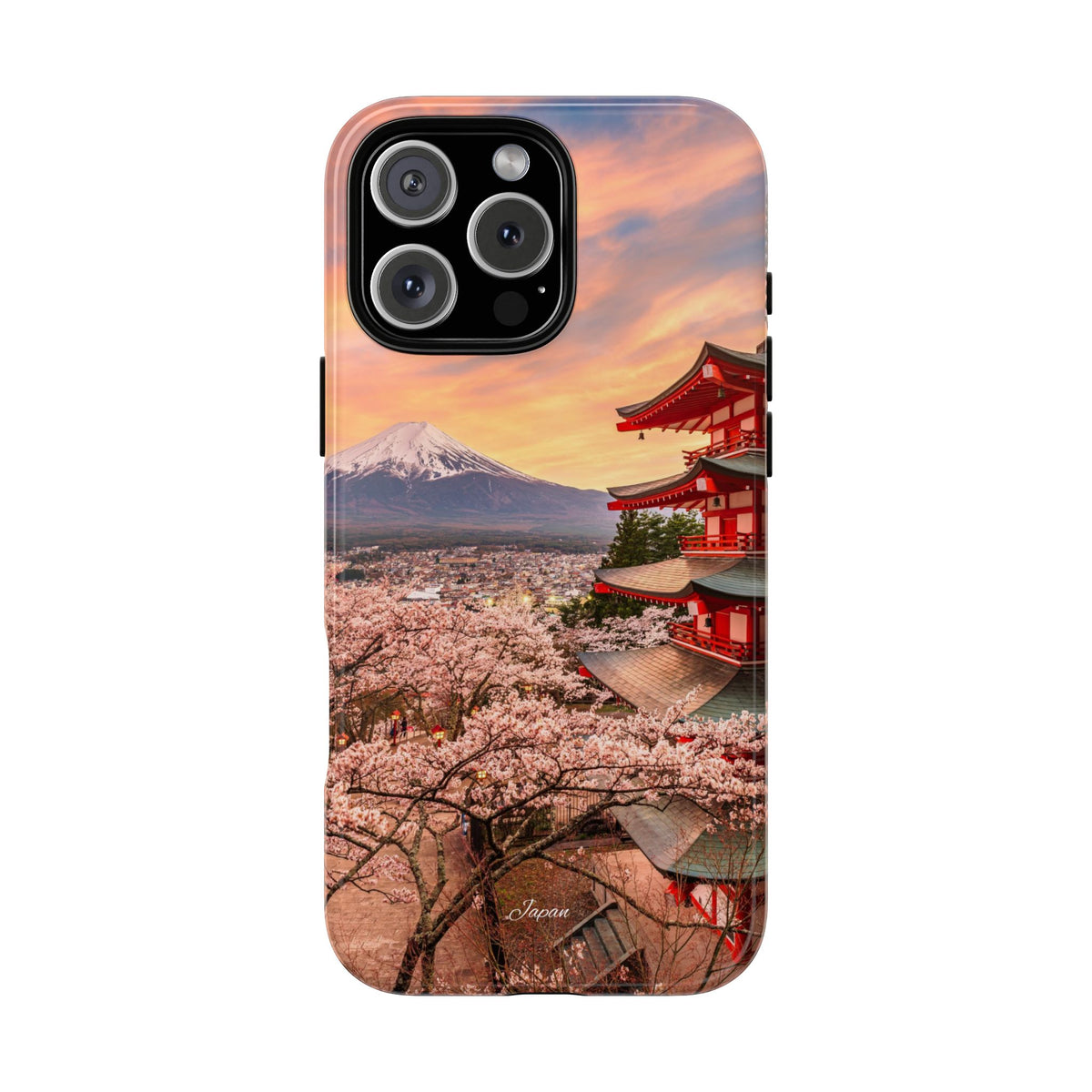 Mt. Fuji Sakura Dreams Phone Case for iPhone, Samsung Galaxy and Google Pixel devices
