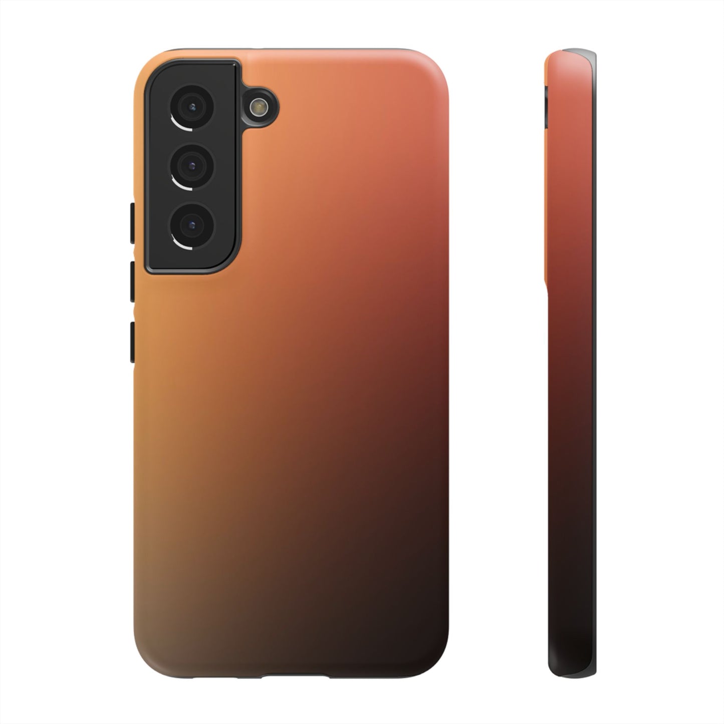 Midnight Peach: Luxury Phone Case for Samsung Galaxy Phones