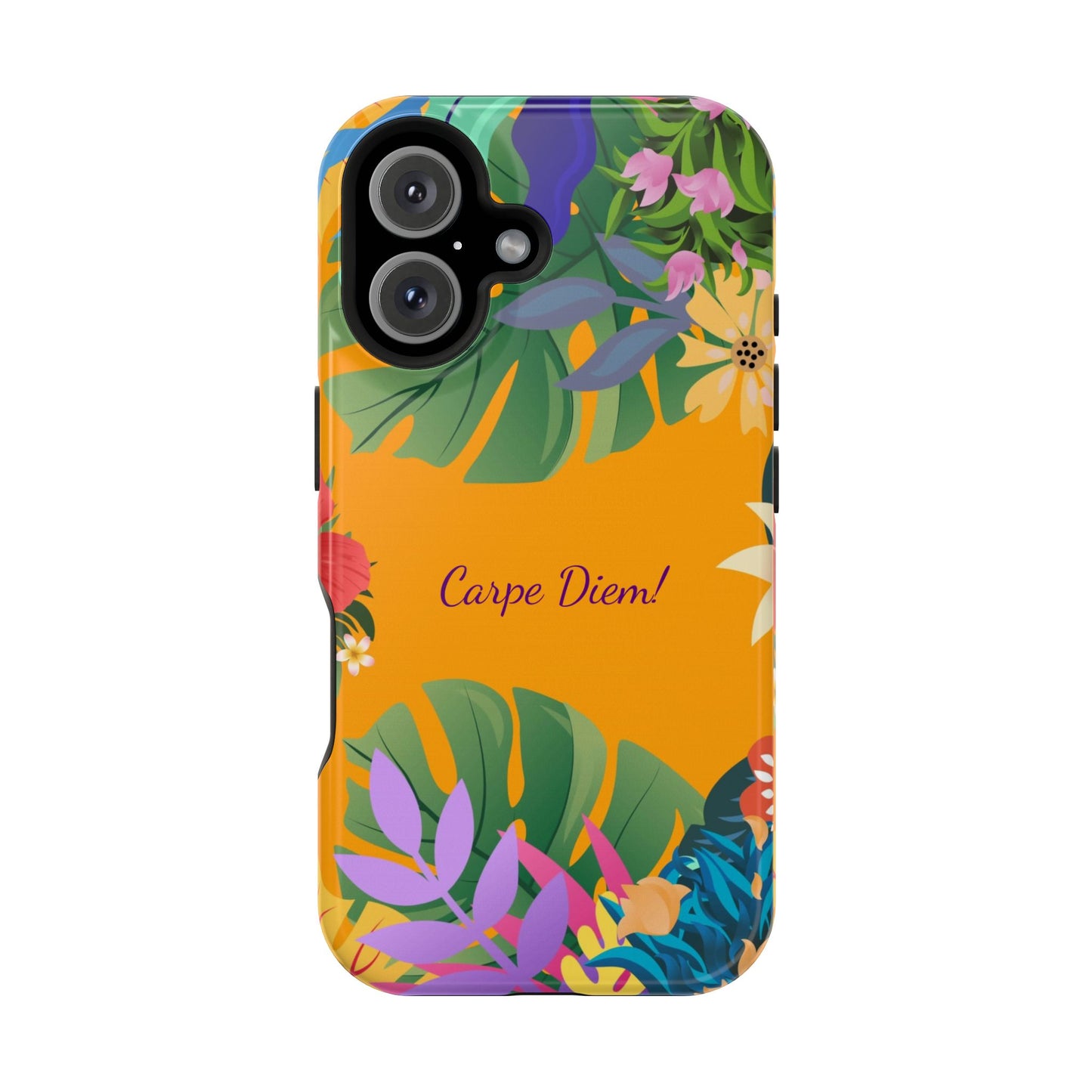 Carpe Diem: Colorful MagSafe Phone Case for iPhone