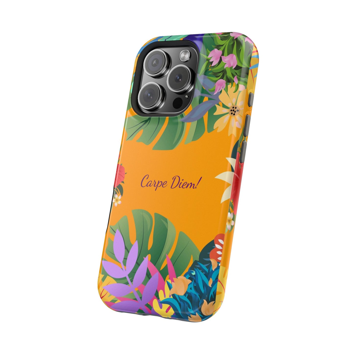 Carpe Diem: Colorful MagSafe Phone Case for iPhone