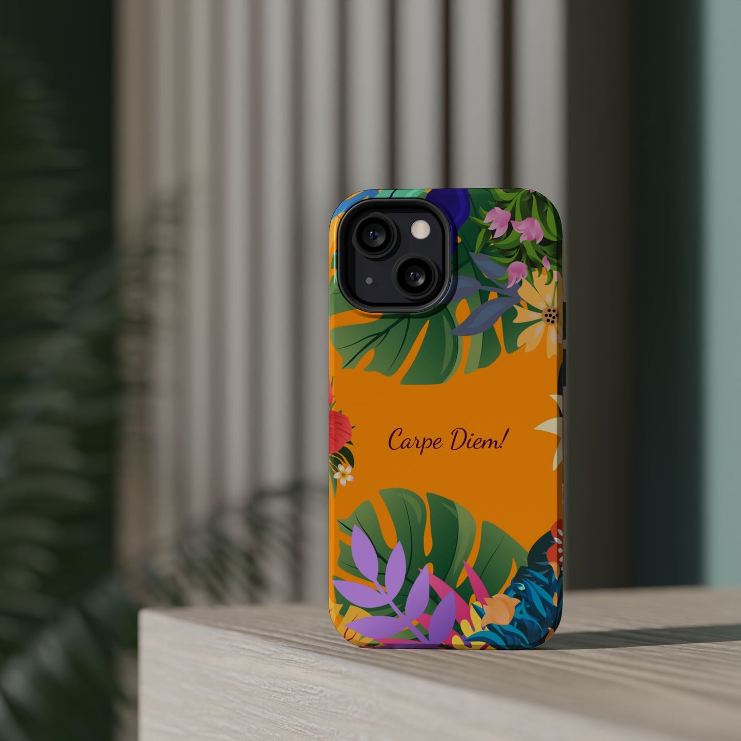 Carpe Diem: Colorful MagSafe Phone Case for iPhone