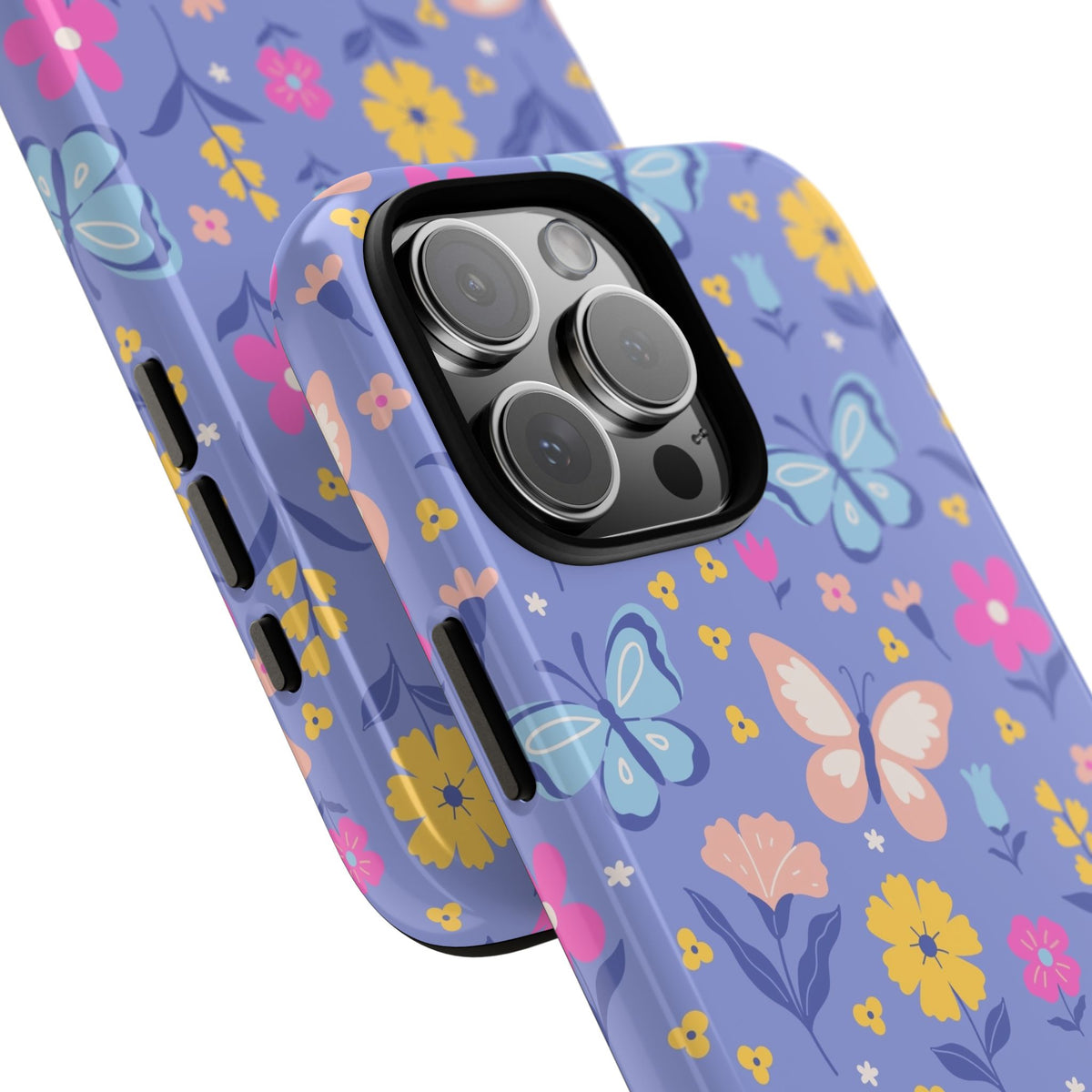 Lavender Butterflies: Tough Phone Case for iPhone, Samsung Galaxy and Google Pixel
