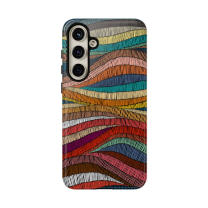 Threaded Harmony: Tapestry-inspired Phone Case for iPhone, Samsung Galaxy and Google Pixel devices