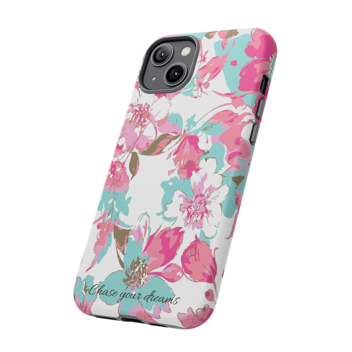 Chase your dreams: Artistic and elegant phone case for Apple iPhone, Samsung Galaxy and Pixel devices
