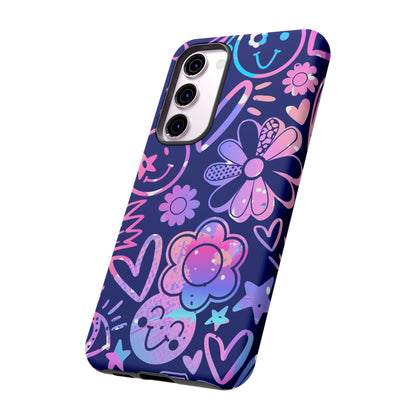 Live Inspired: Purple Tough Case for iPhone, Samsung Galaxy and Google Pixel devices