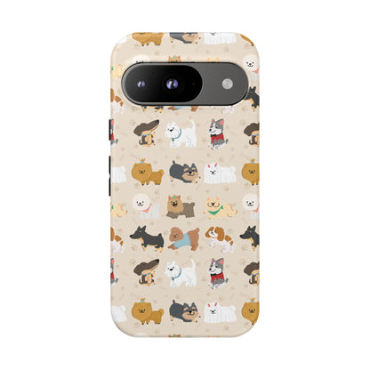 Cute Dogs: Tough Case for iPhone, Samsung Galaxy and Google Pixel devices