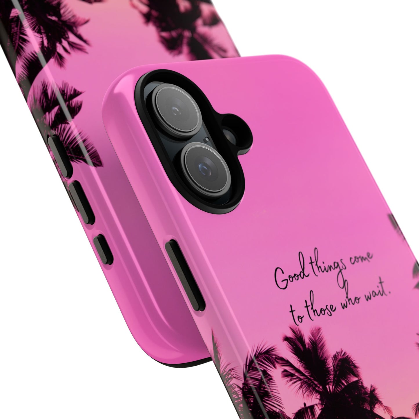 Sunset Serenity: Good things come to those who wait - Phone Case for iPhone, Samsung Galaxy and Google Pixel