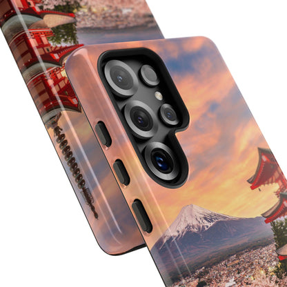 Cherry Blossoms Mt. Fuji phone case for iPhone, Galaxy and Pixel devices