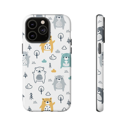 Bear Friends: Cute Phone Case for iPhone, Samsung Galaxy and Google Pixel devices