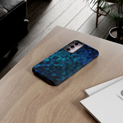 Blue Diamonds: Phone Case with Elegant Prints for iPhone, Samsung Galaxy and Google Pixel devices
