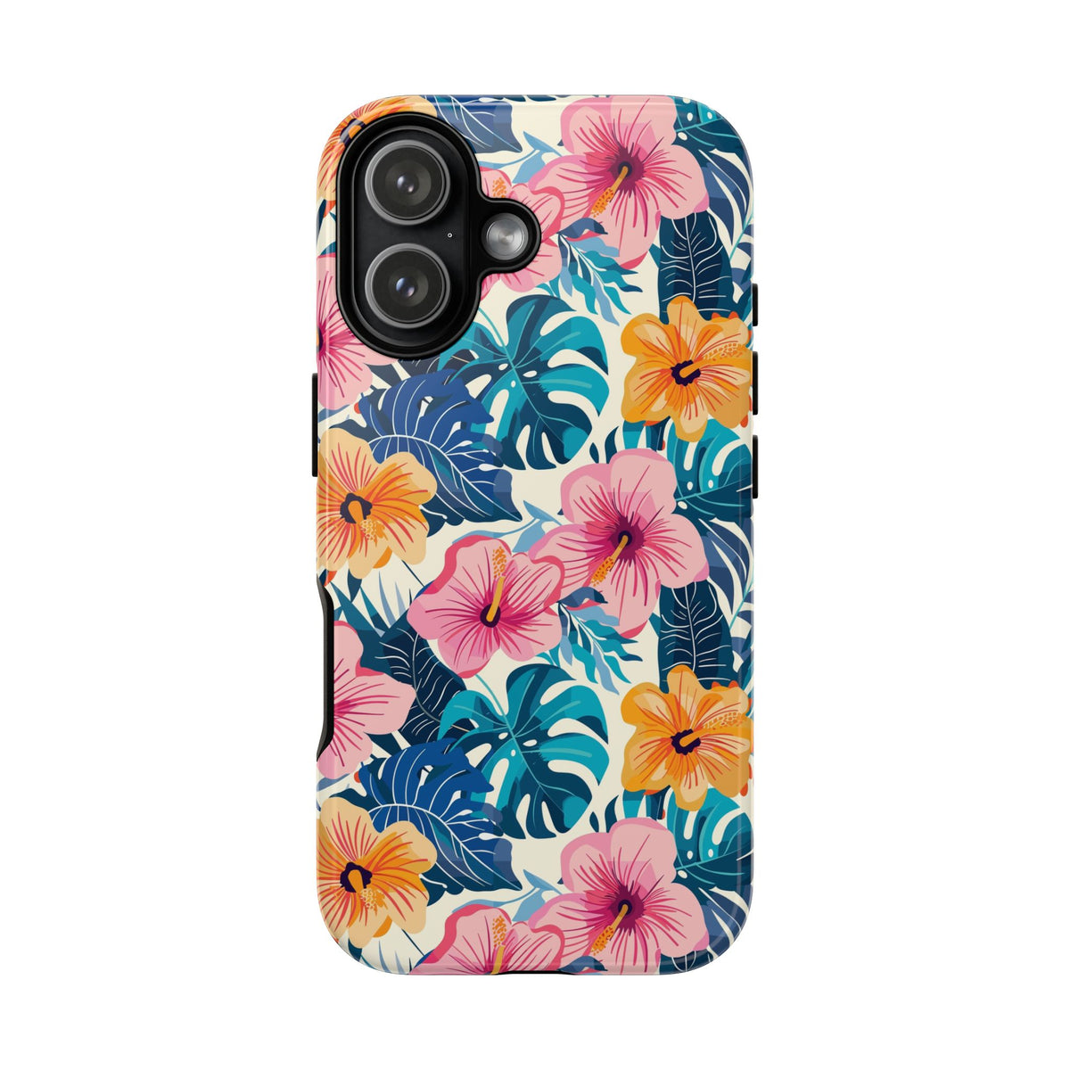 Hibiscus Bloom: Cute Floral Phone Case for iPhone, Samsung and Google Pixel