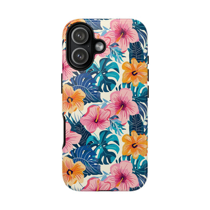 Hibiscus Bloom: Cute Floral Phone Case for iPhone, Samsung and Google Pixel