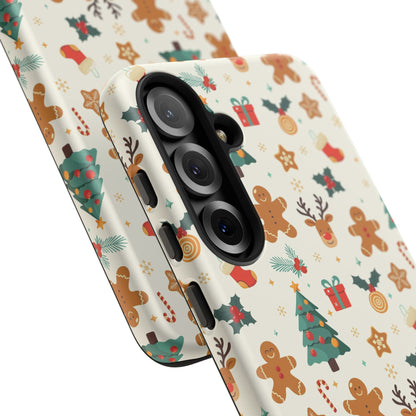 Gingerbread Holidays: Xmas-themed phone case for iPhone, Samsung and Google Pixel
