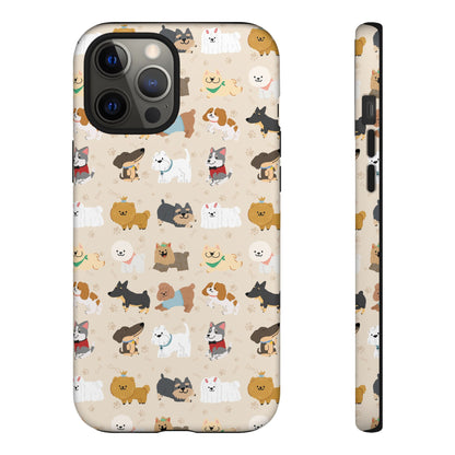 Cute Dogs: Tough Case for iPhone, Samsung Galaxy and Google Pixel devices