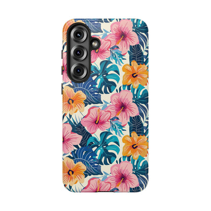 Hibiscus Bloom: Cute Floral Phone Case for iPhone, Samsung and Google Pixel