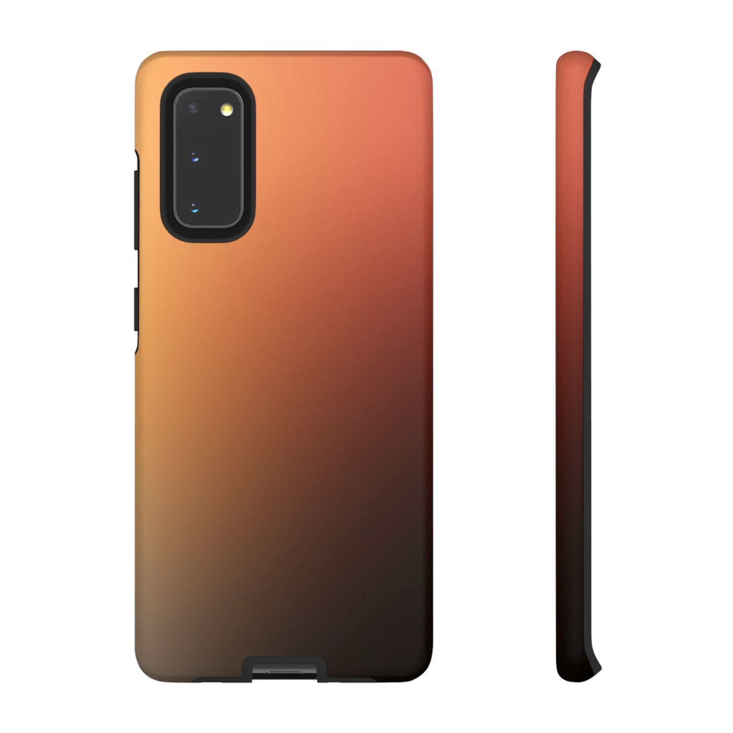 Midnight Peach: Luxury Phone Case for Samsung Galaxy Phones