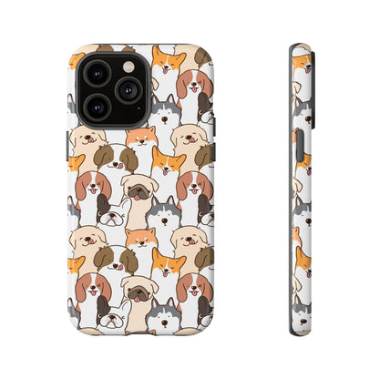 Cute Dogs Charm Phone Case for iPhone, Samsung Galaxy and Google Pixel devices