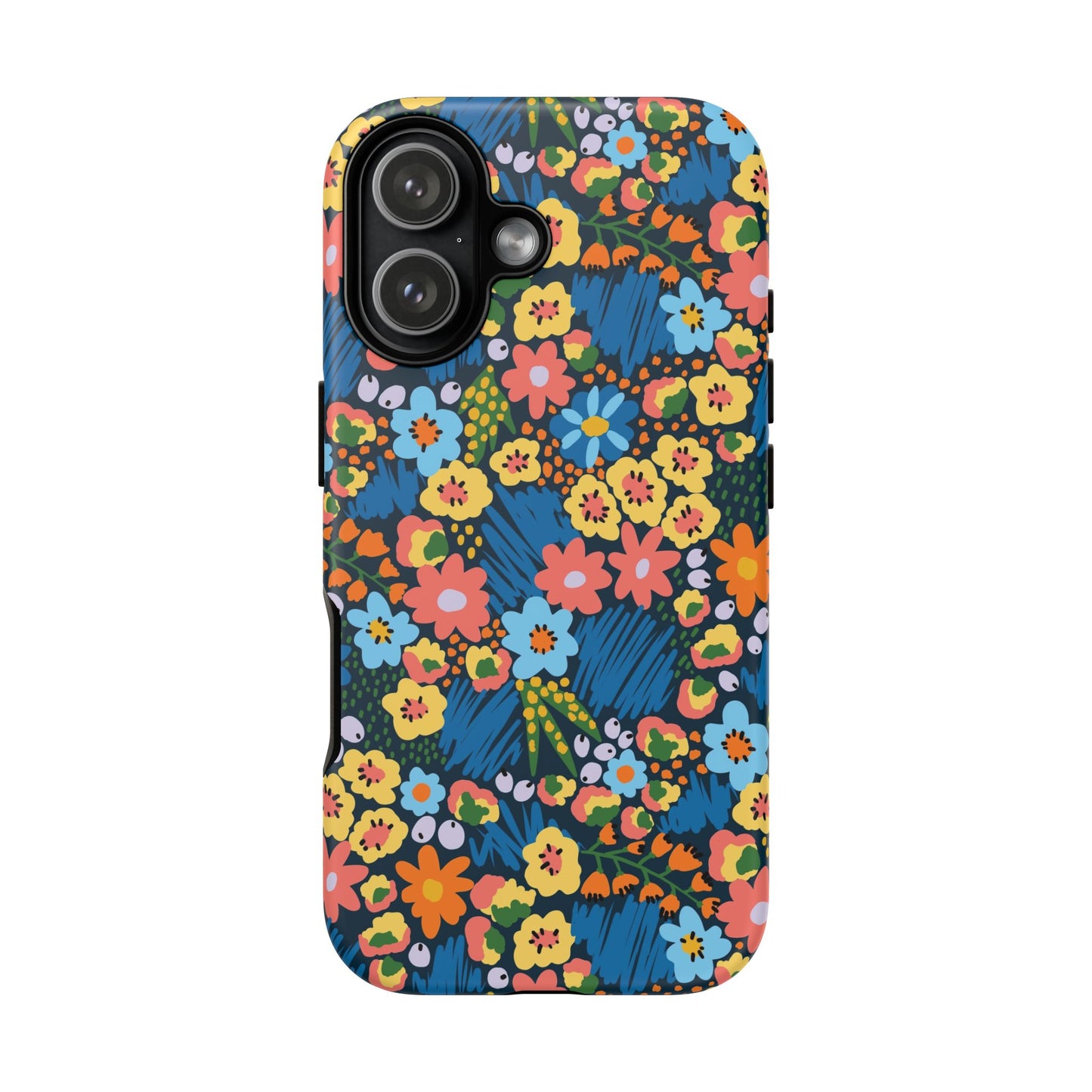 Bloom Burst: Color and Joy Themed Phone Case for iPhone, Samsung Galaxy and Google Pixel devices