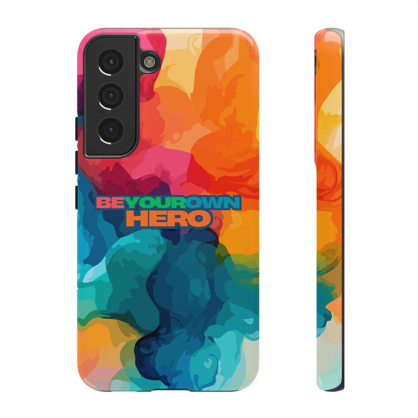 Be Your Own Hero: Inspiring Quote Phone Case for iPhone, Samsung Galaxy and Google Pixel