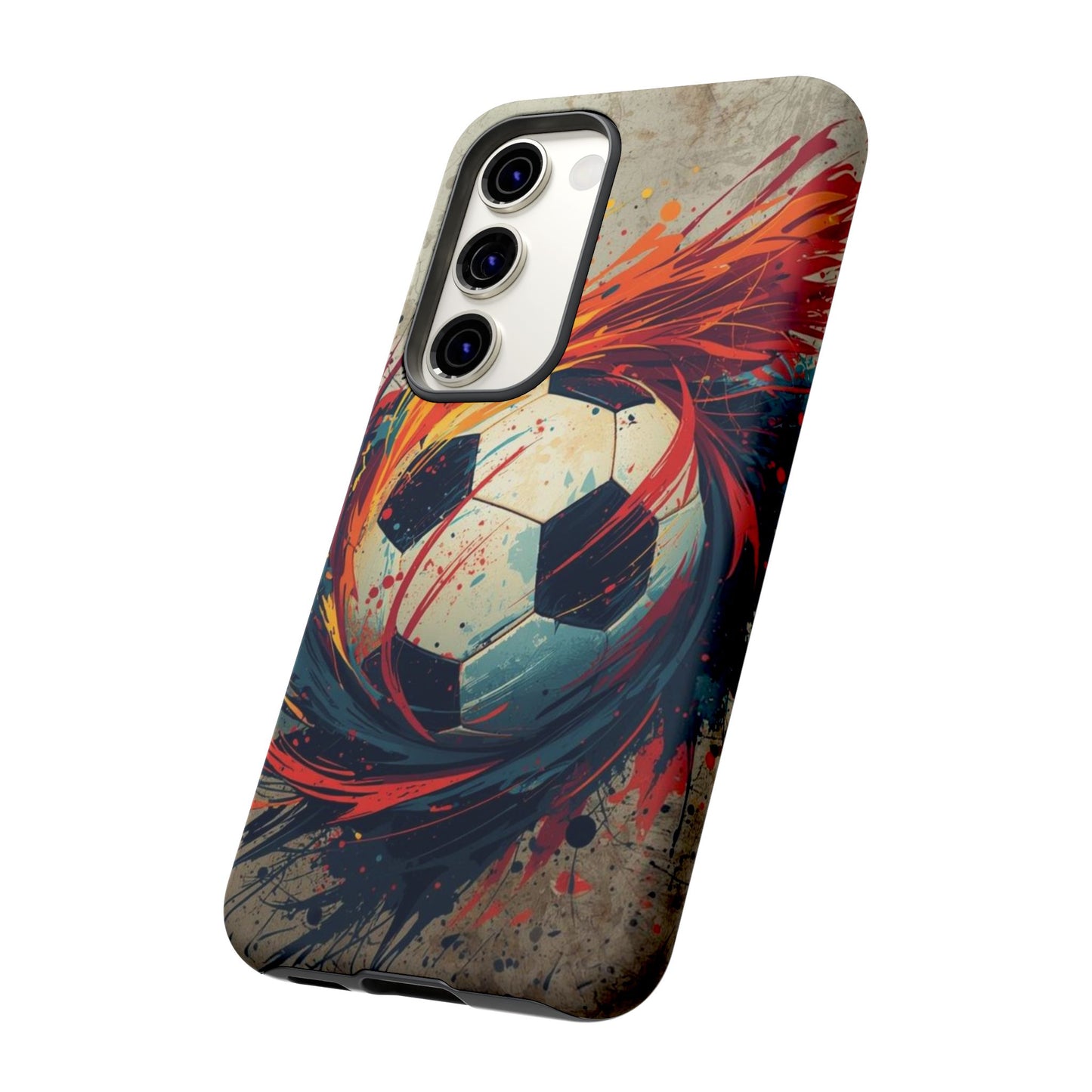 Football Swirl: Phone Case for iPhone, Samsung Galaxy and Google Pixel devices