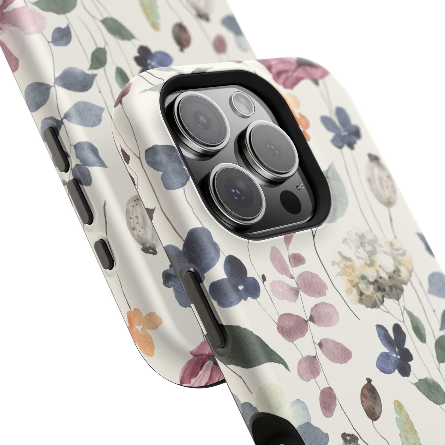 Floral prints phone case for iPhone (MagSafe version)