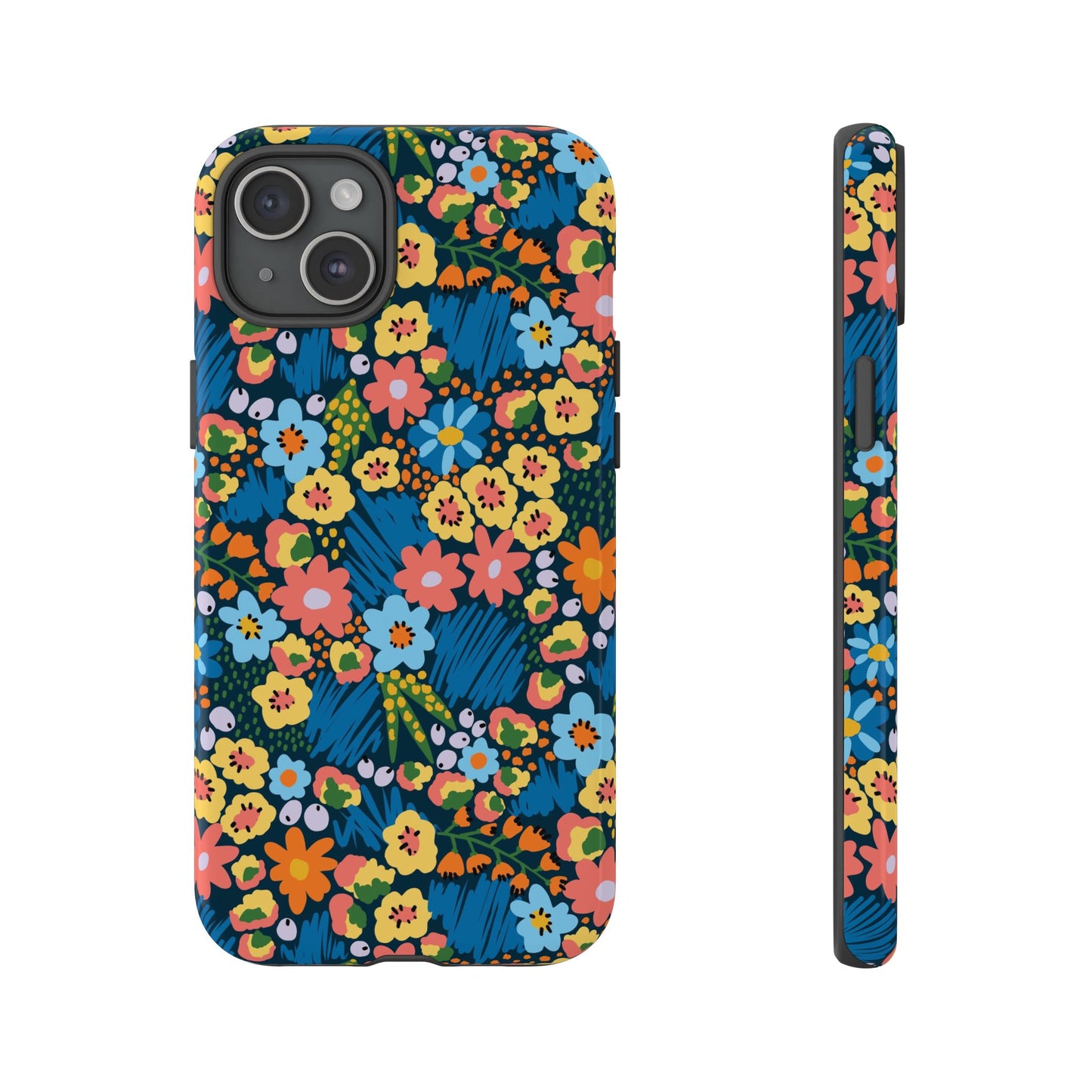 Bloom Burst: Color and Joy Themed Phone Case for iPhone, Samsung Galaxy and Google Pixel devices