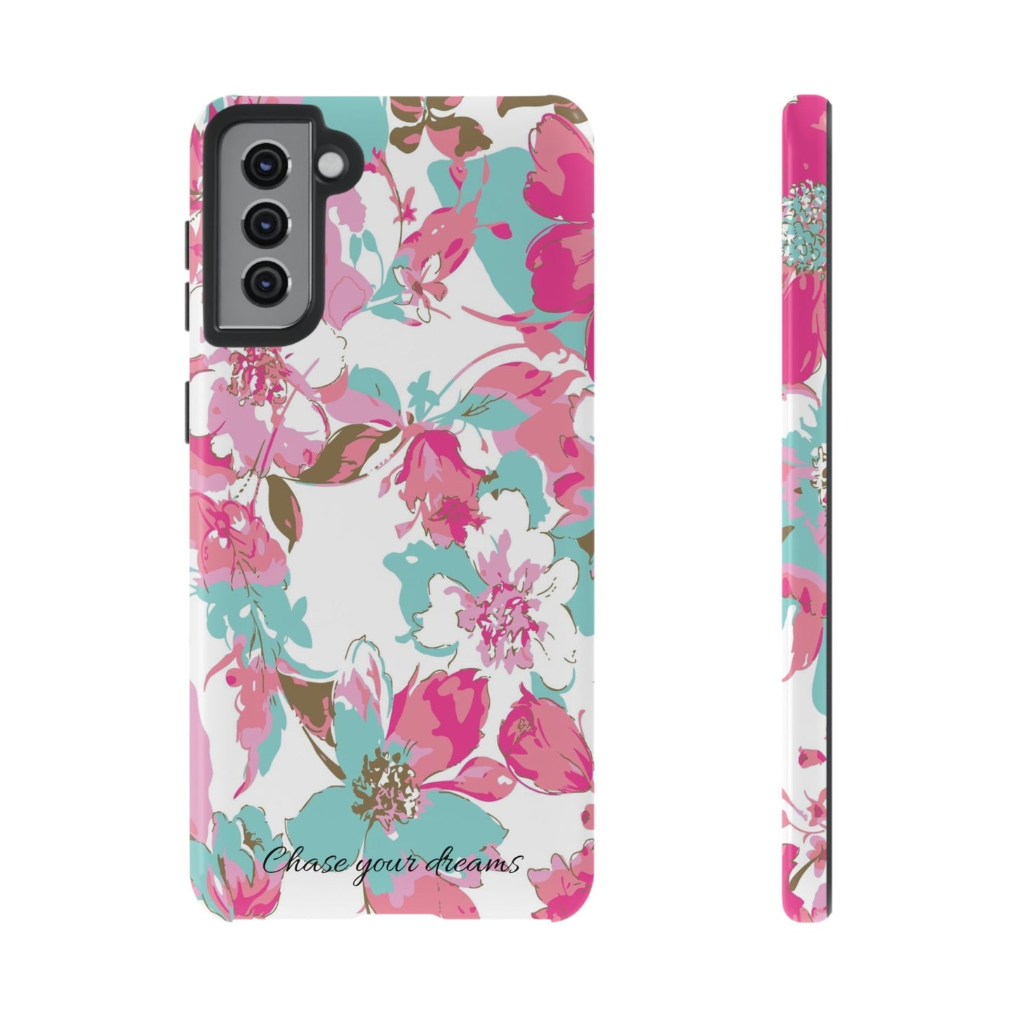 Chase your dreams: Artistic and elegant phone case for Apple iPhone, Samsung Galaxy and Pixel devices